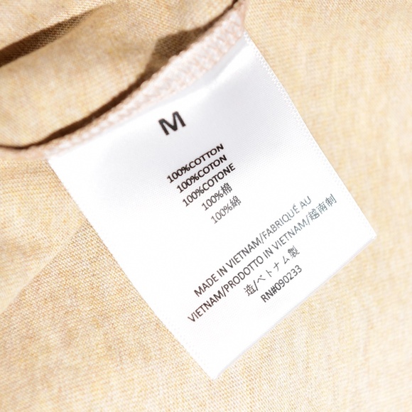 Fear of God Essentials V Neck 'Gold Heather' Tee - Picture 4 of 9